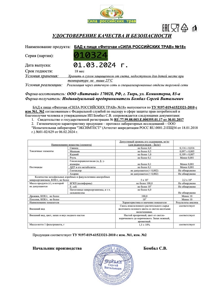 Паспорт №032024